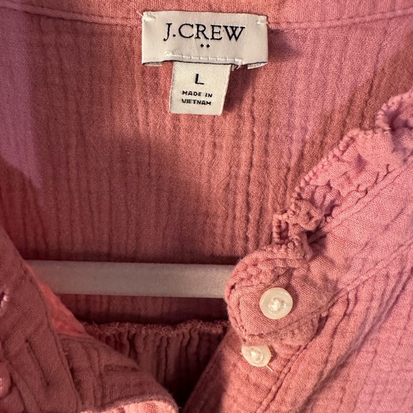 J. Crew Pink Textured Sleeveless Blouse - Picture 3 of 5